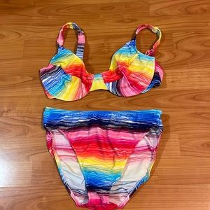 Rainbow bikini